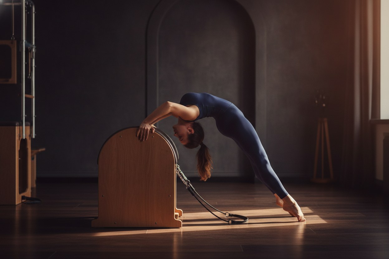 Spine corrector barrel ile sırt esneme hareketi